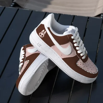 Custom Hand Painted Labubu Air Force 1 Sneakers (3)