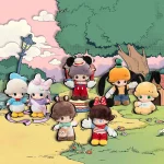 Dimoo World × Disney Series Vinyl Plush Keychain Blind Box (2)