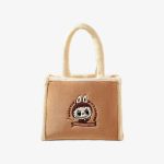 Classic Bag Series-LABUBU Plush Tote Bag (Brown) | Bags-POP MART